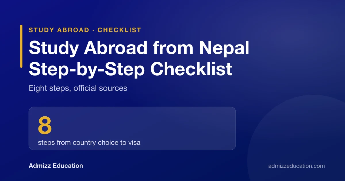 Nepali student preparing documents for an Australia student visa application
