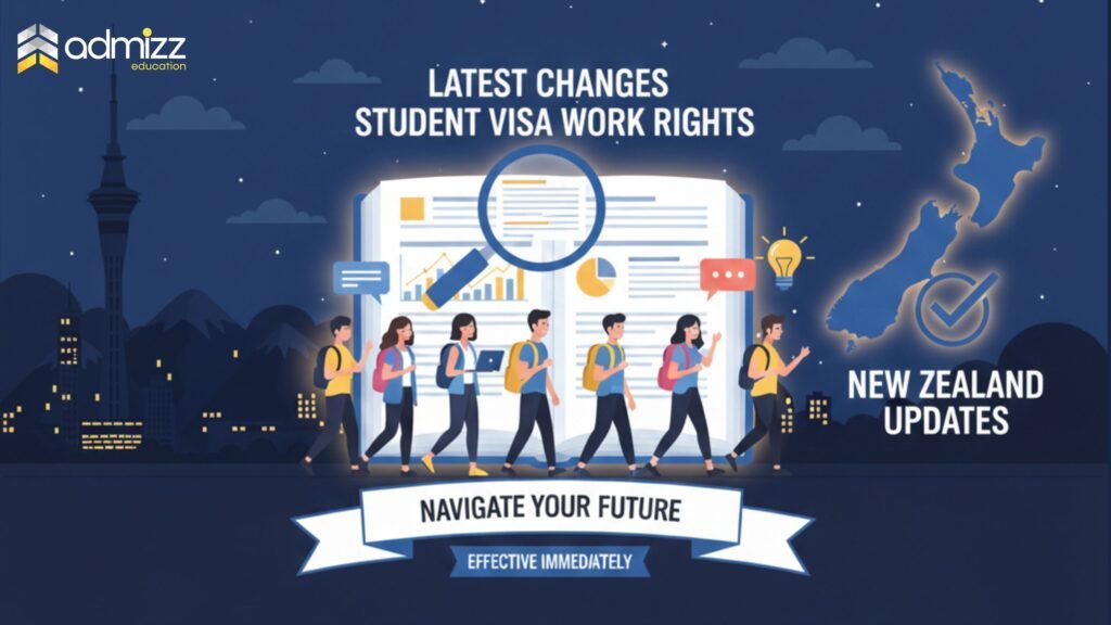 Latest changes to student visa work rights in New Zealand